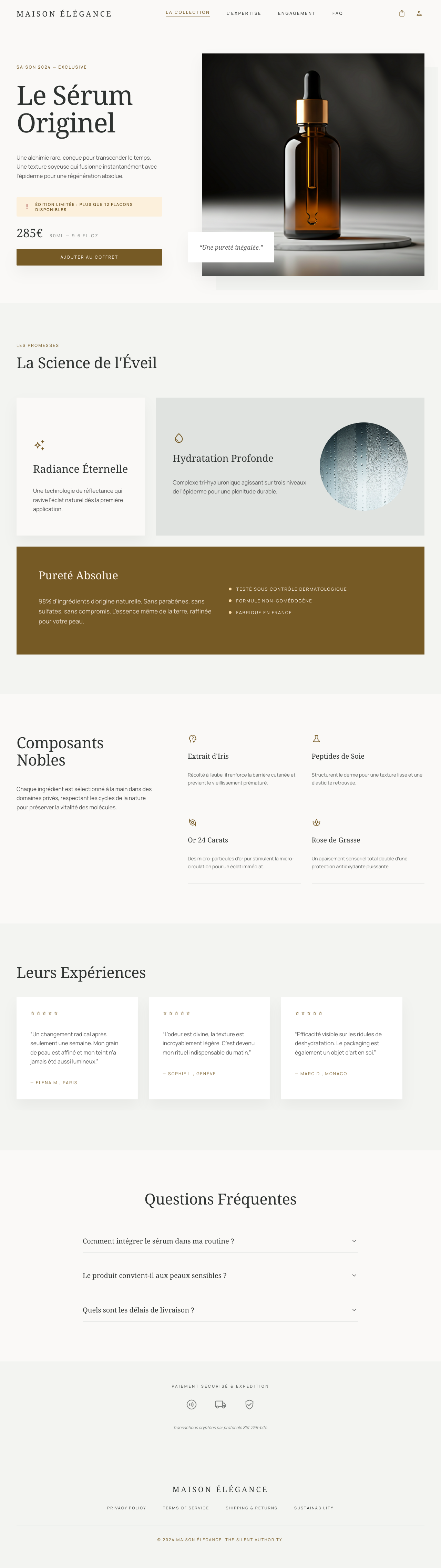 Template Maison Élégance